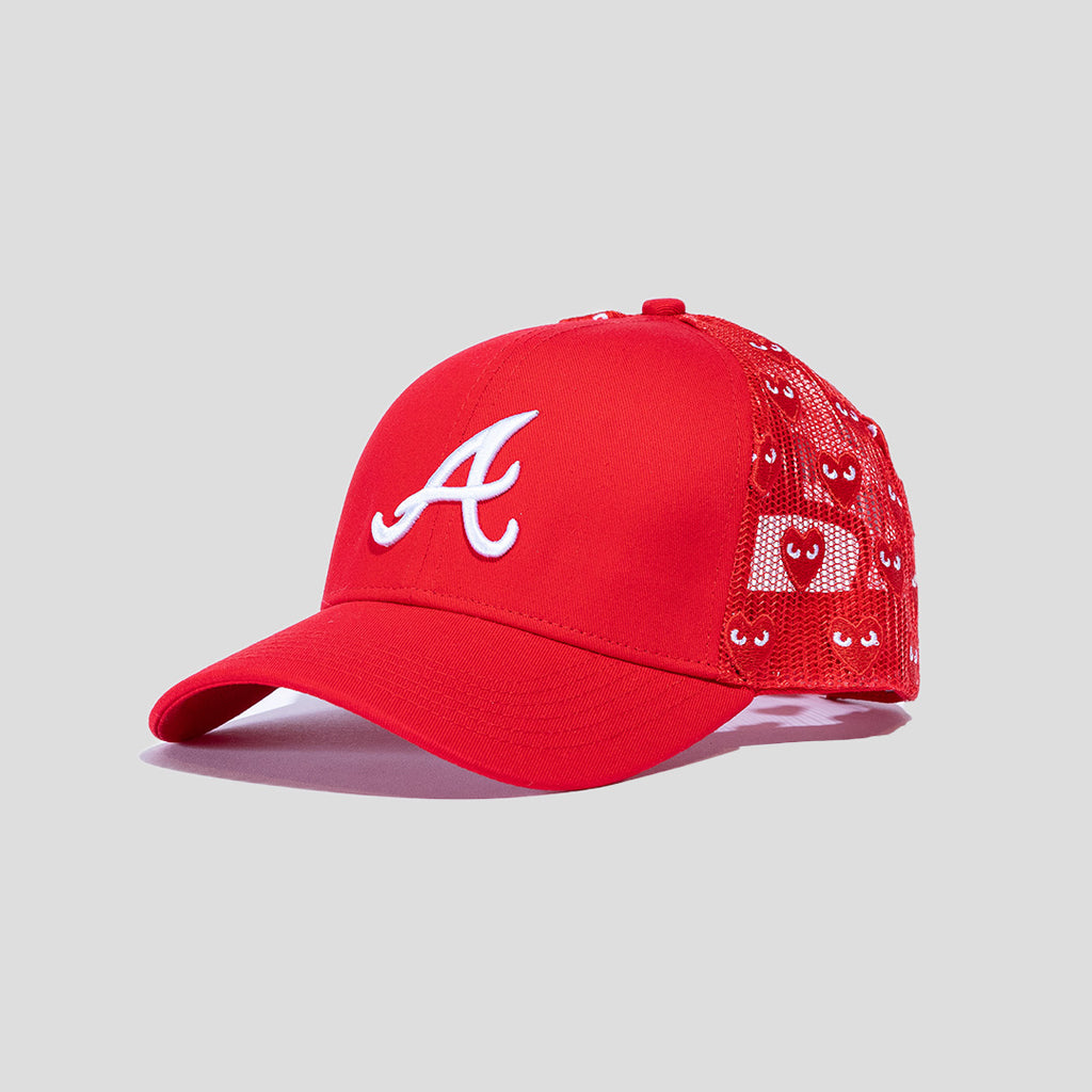 【TLLDAWN】PIERCE LOGO TRUCKER CAP RED &SONS Union Trucker Cap Vintage Red